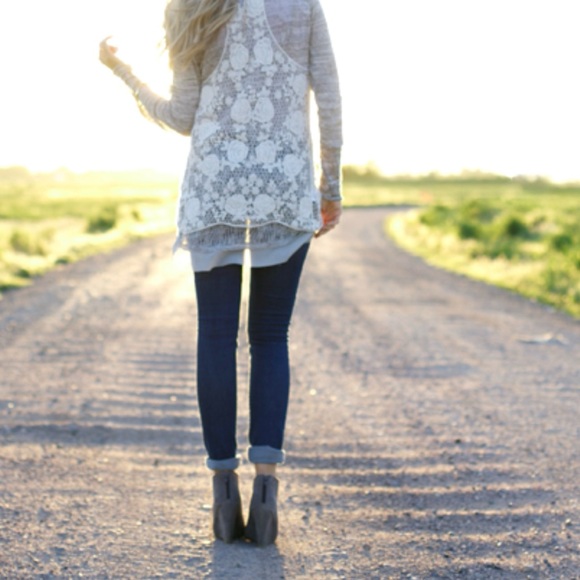 Shoemint gray lace up wedge Rare - Picture 3 of 5